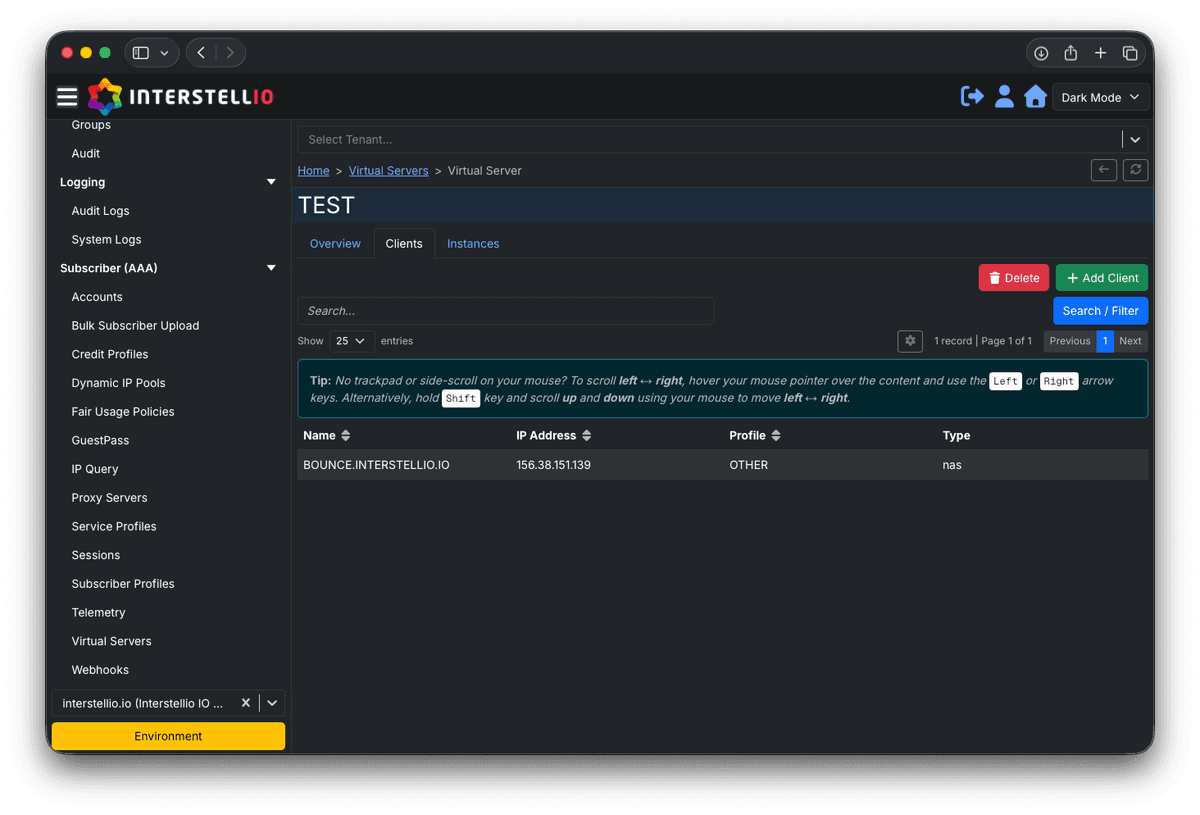 Virtual AAA Instances & Scale