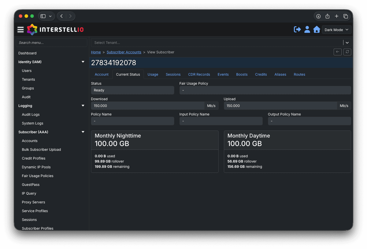 Quota (Capped Subscribers)