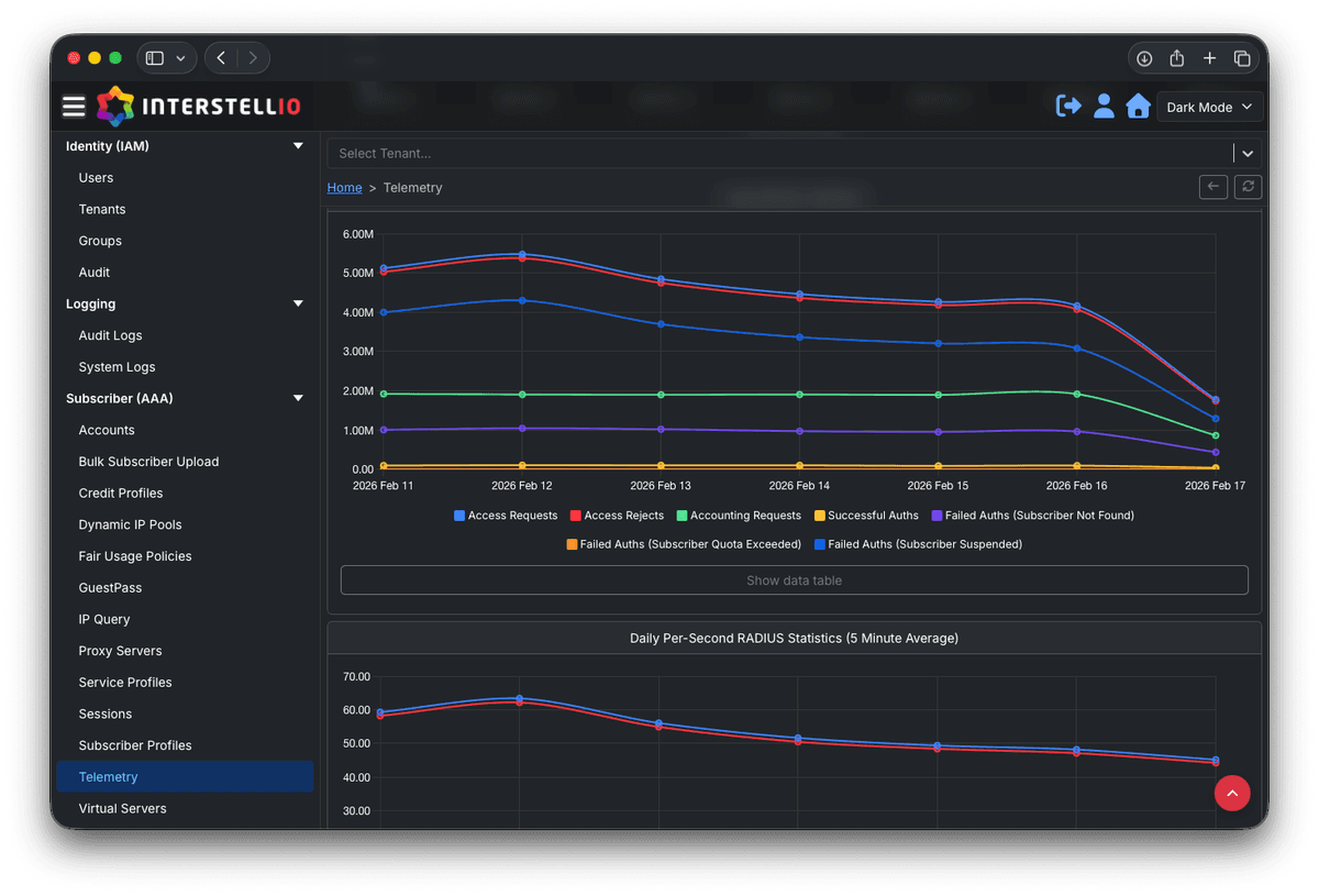 Detailed RADIUS Processing